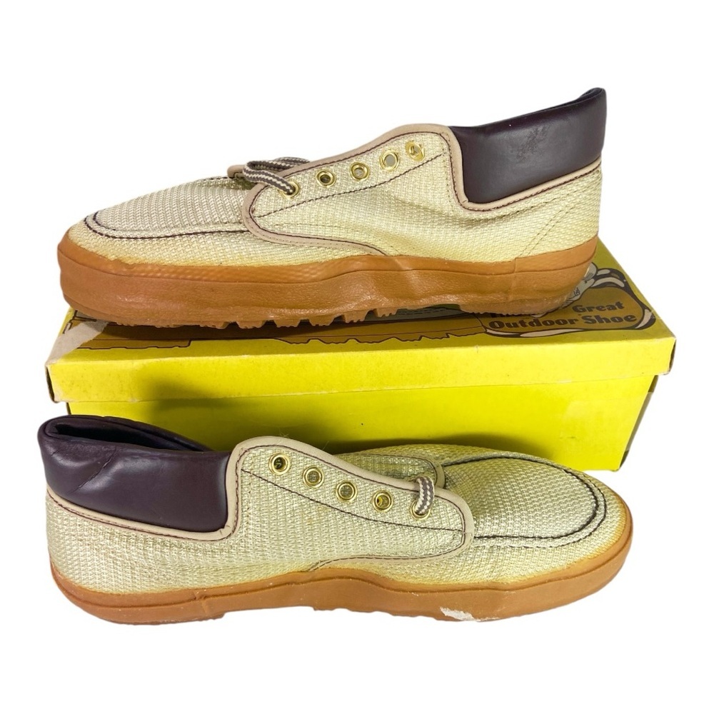 Uniroyal Red Ball Lunker vintage men’s tan size 11 fishing outdoor shoes in box